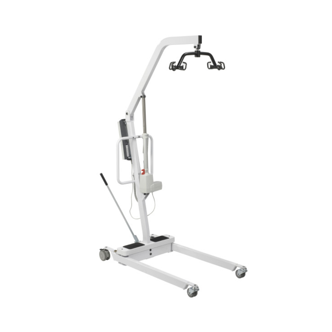 Drive Medical Battery Powered Patient Lift 13240 in white, designed for safe patient transfers