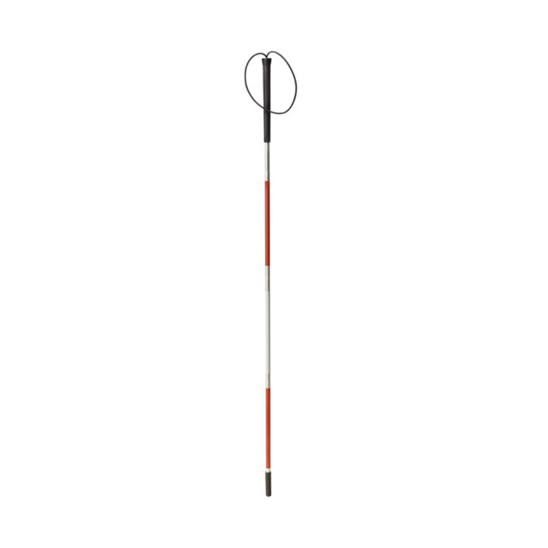 Drive Medical Blind Folding Cane 103521 in red and white color for easy navigation