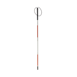 Drive Medical Blind Folding Cane 103521 in red and white color for easy navigation