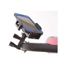 GOLDEN TECHNOLOGIES Cellphone Holder in Black and Blue for secure mounting on mobility devices