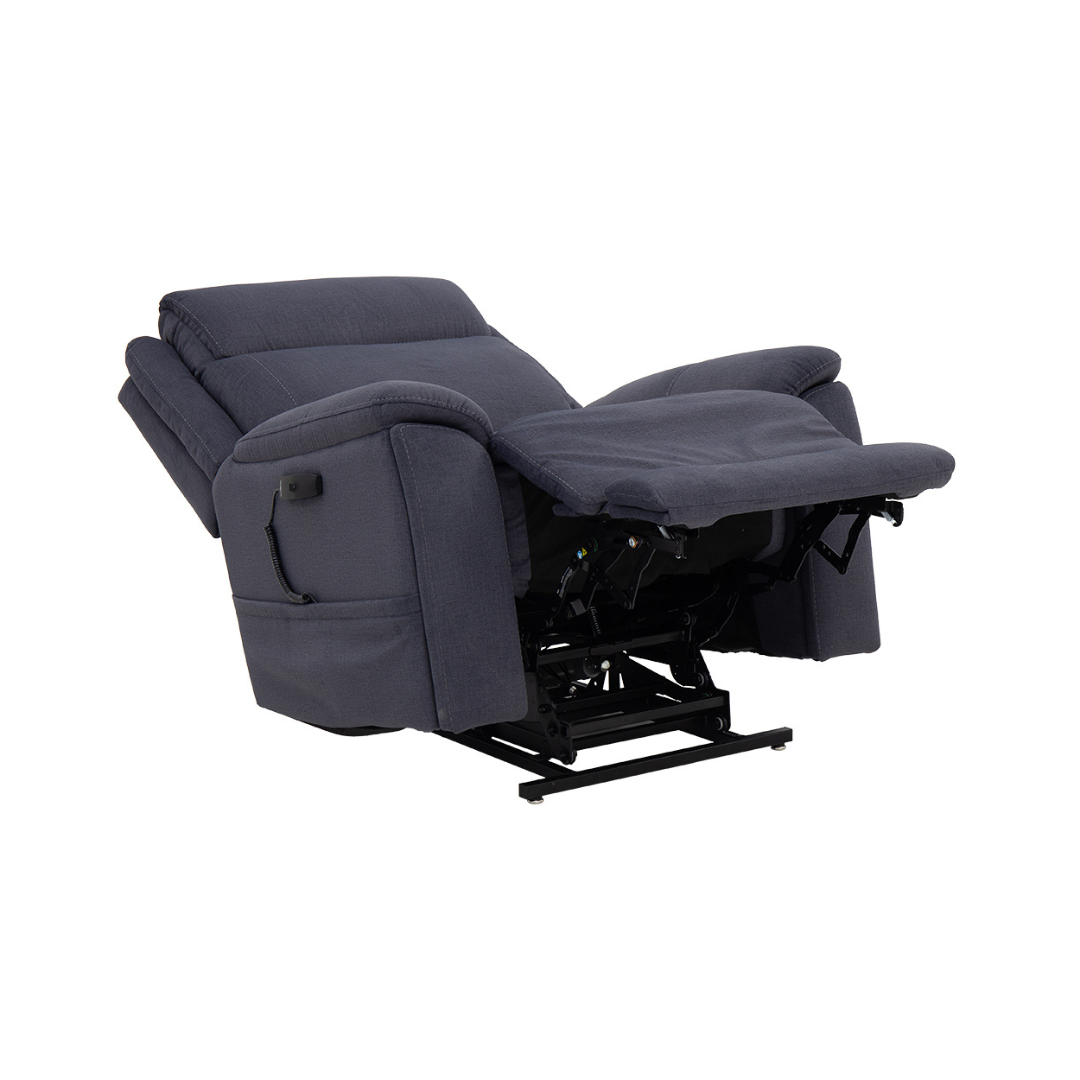 Pride Mobility Evolution Collection Medical Lift Chairs LC435M in dark gray, reclining for comfort