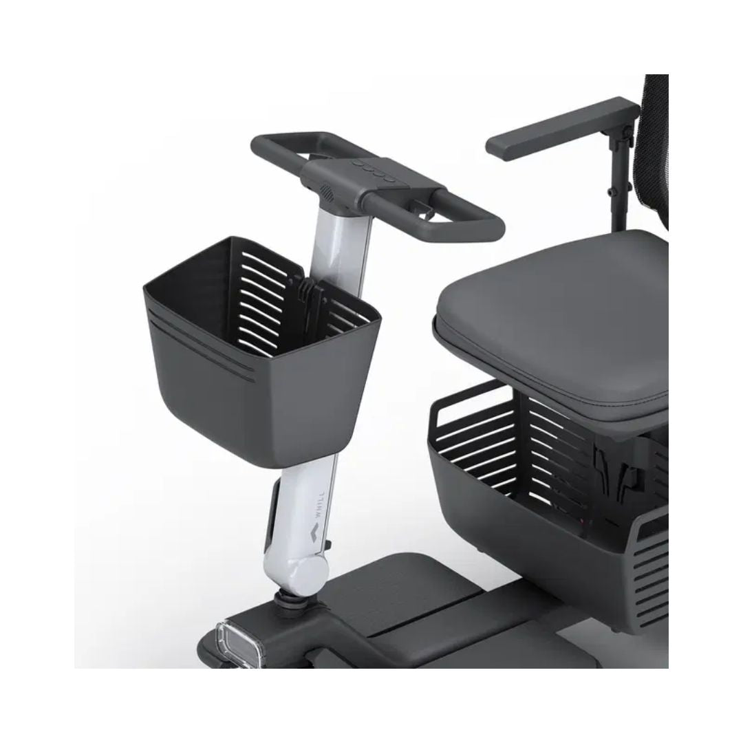 Whill Inc Front Basket in black for convenient storage solution