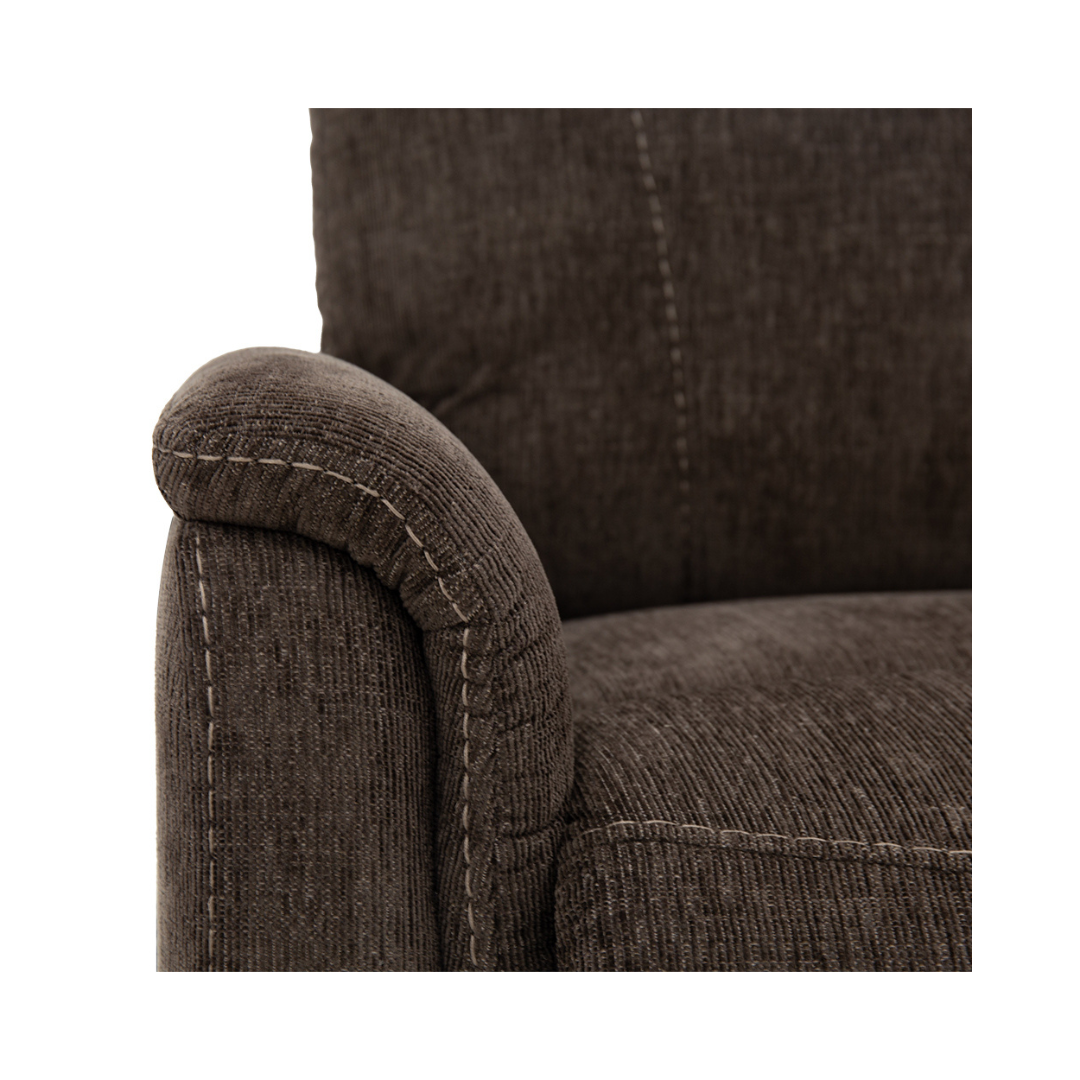 Pride Mobility Genesis Collection Lift Chairs in brown with plush armrest design