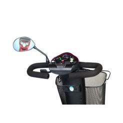 Golden Technologies Rear View Mirrors on scooter handlebars for added visibility