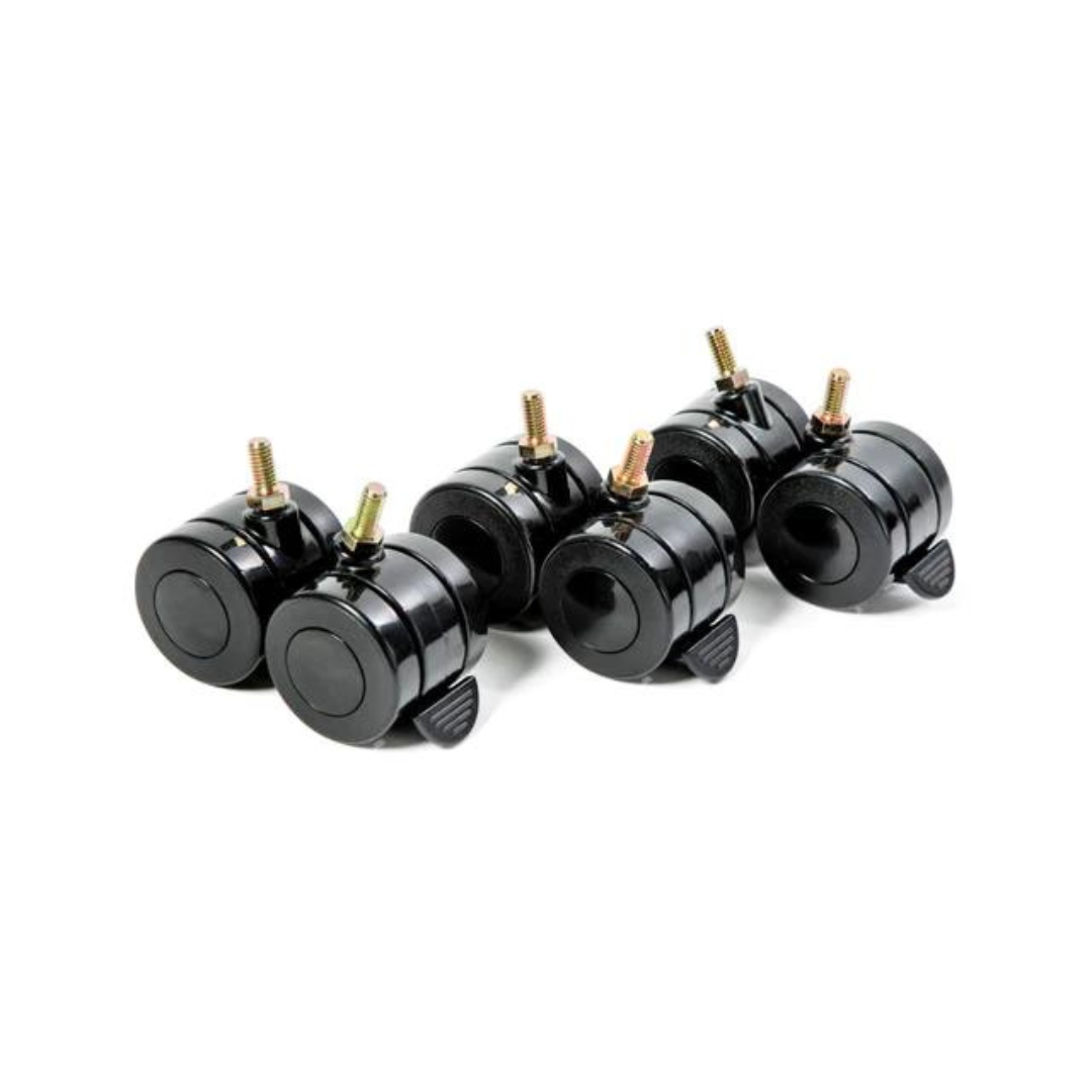Golden Technologies Passport Hi Low Adjustable Bed caster wheels set in black