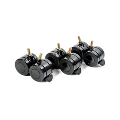 Golden Technologies Passport Hi Low Adjustable Bed caster wheels set in black