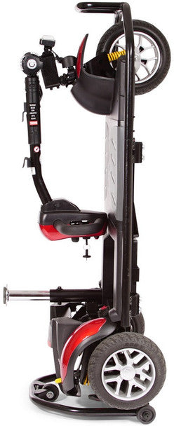 Buzzaround EX Extreme 3 Wheel Mobility Scooter folded for easy transport and storage