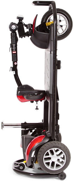 Buzzaround EX Extreme 3 Wheel Mobility Scooter folded for easy transport and storage