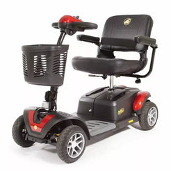 Buzzaround EX Extreme 4 Wheel Mobility Scooter with comfortable seat and large storage basket