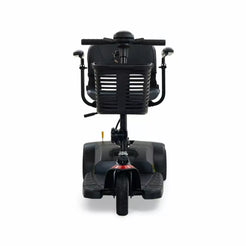 Rear view of the Buzzaround LT 3 Wheel Mobility Scooter featuring a comfortable seat and easy-to-use controls