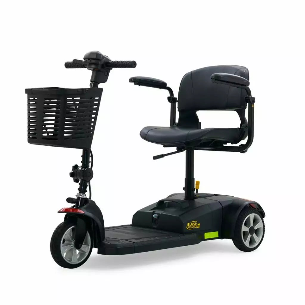Buzzaround LT 3 Wheel Mobility Scooter with Comfortable Seat and Front Basket for Easy Transportation