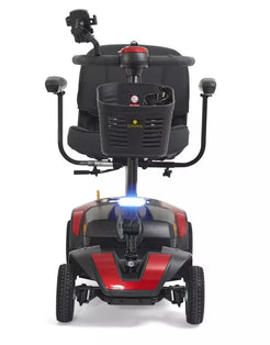 Buzzaround XL 4 Wheel Mobility Scooter with a comfortable seat and front LED lights for easy navigation