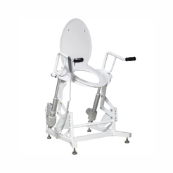 DIGNITY LIFTS BASIC TOILET LIFT with adjustable height and sturdy support for easier bathroom access