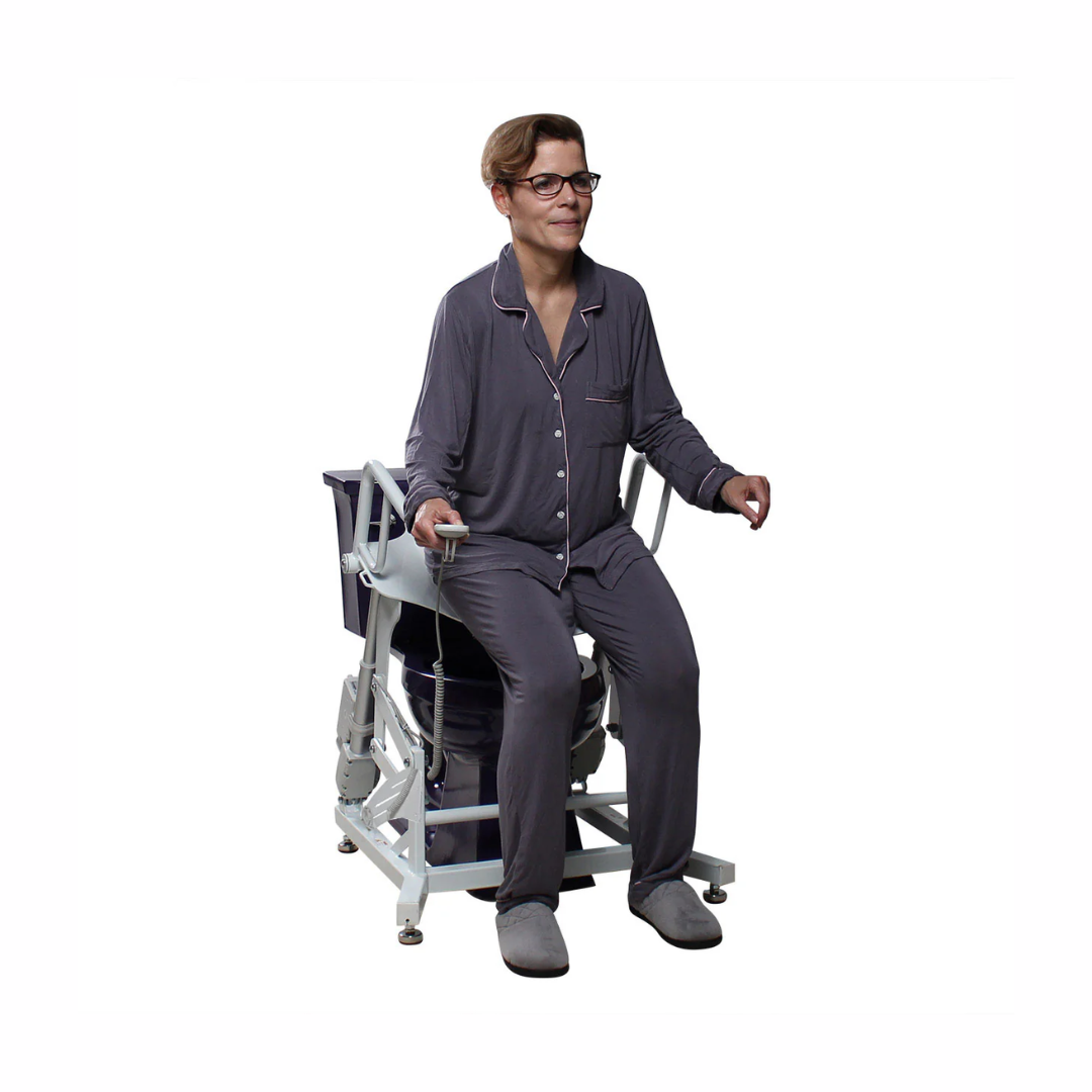 DIGNITY LIFTS BASIC TOILET LIFT designed for easy and safe toilet access for users