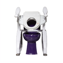 Dignity Lifts Bidet Toilet Lift designed for comfort and accessibility with adjustable armrests
