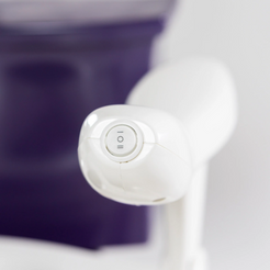 Control panel of Dignity Lifts Deluxe Toilet Lift with easy-to use buttons for convenience