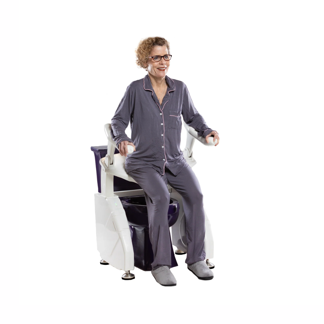 DIGNITY LIFTS DELUXE TOILET LIFT designed for easy access and comfort for users of all ages