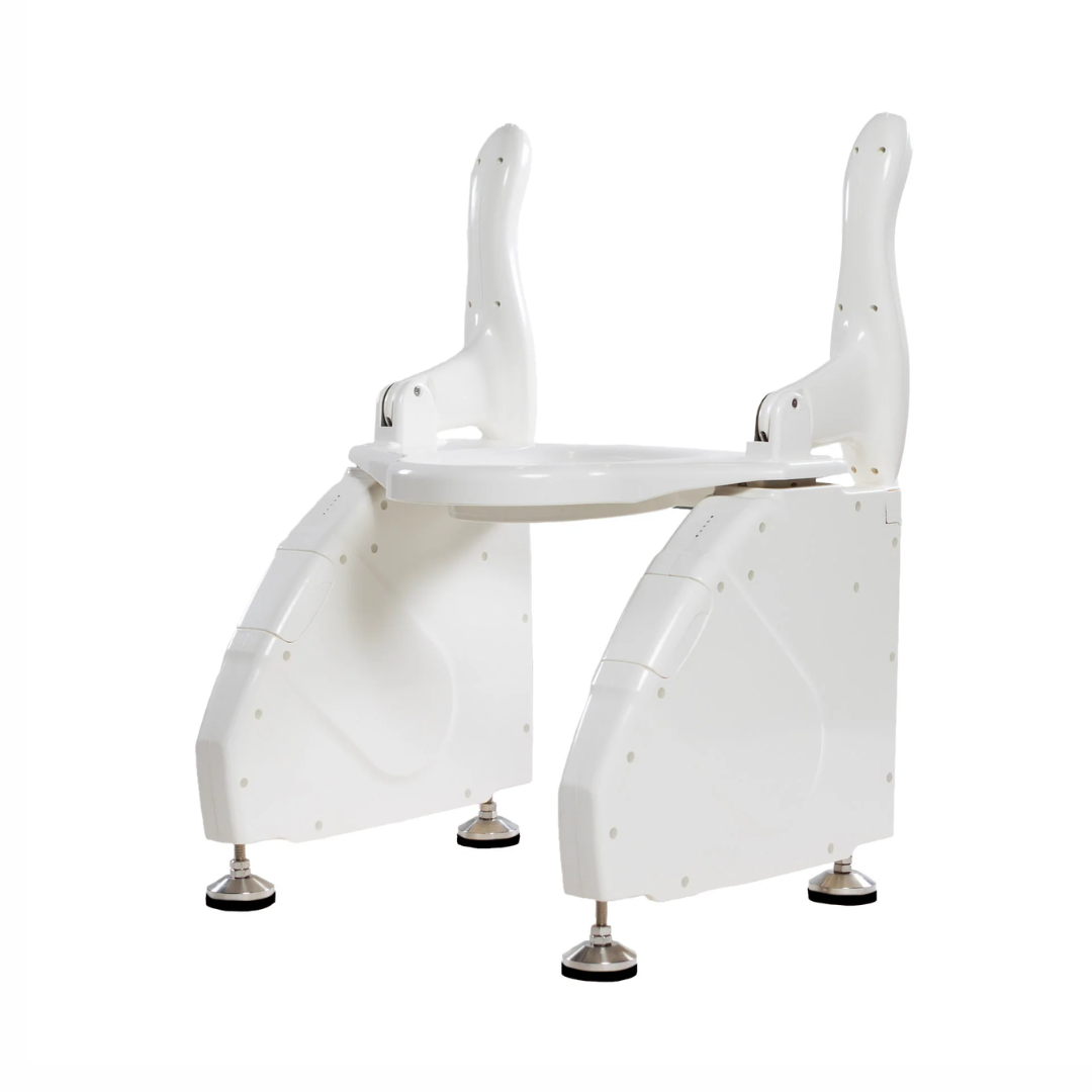 DIGNITY LIFTS DELUXE TOILET LIFT designed for ease of use and comfort in bathroom accessibility