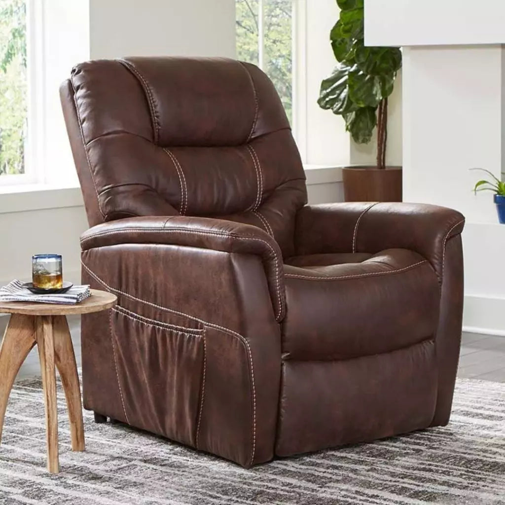 GOLDEN TECHNOLOGIES Dione Power Lift Chair Recliner PR446 in Brown, comfortable and stylish design