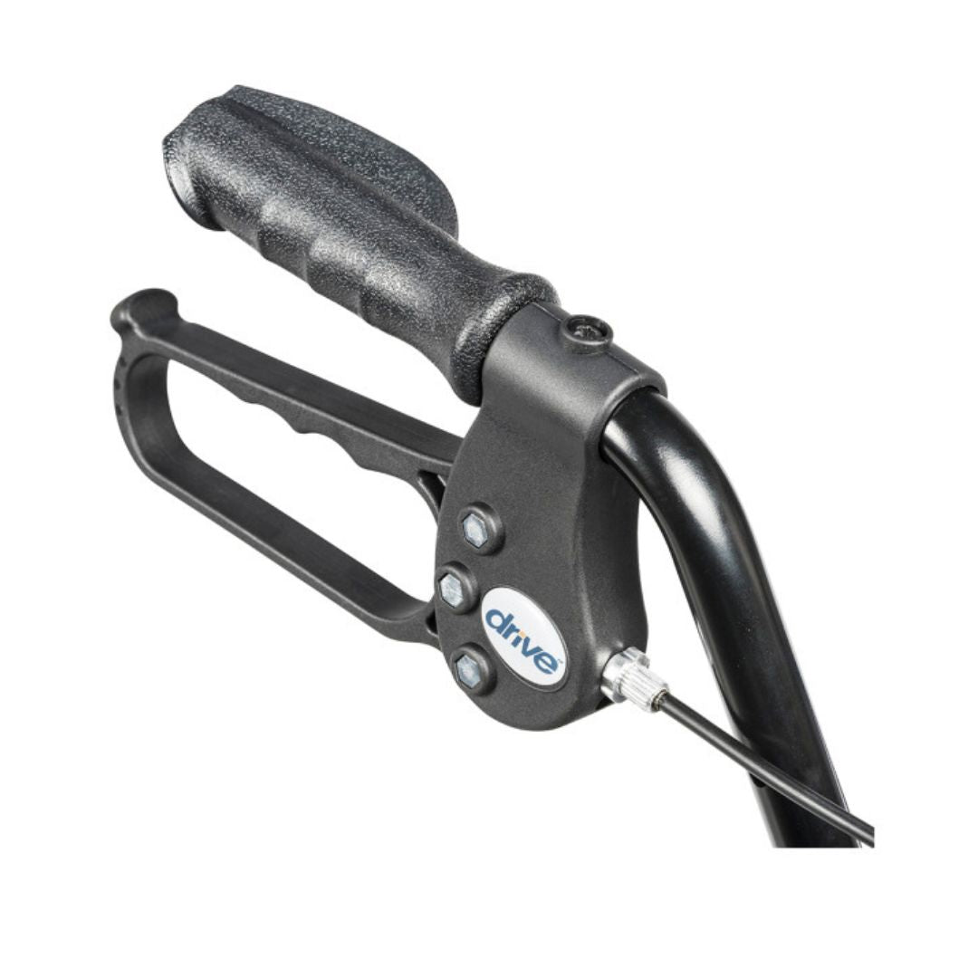 Drive Adjustable Height Rollator RTL10261BL black handlebar for improved stability and grip