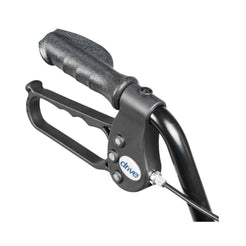 Drive Medical Aluminum Foldable Rollator Walker handle grip close-up view