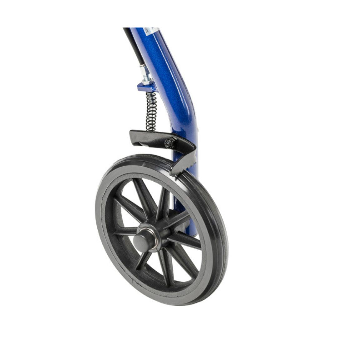 Drive Medical Aluminum Foldable Rollator Walker with durable wheels for enhanced mobility