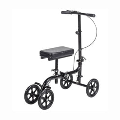 Drive Medical Economy Folding Knee Walker RTL799 in black, ideal for mobility assistance