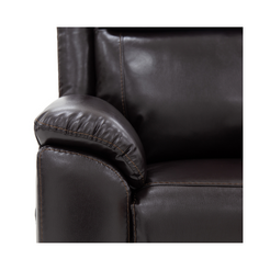 Pride Mobility Evolution Collection Medical Lift Chairs LC435S in dark brown close-up view