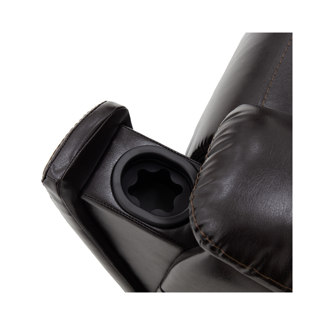 Pride Mobility Evolution Collection Medical Lift Chairs LC435S in brown with cup holder