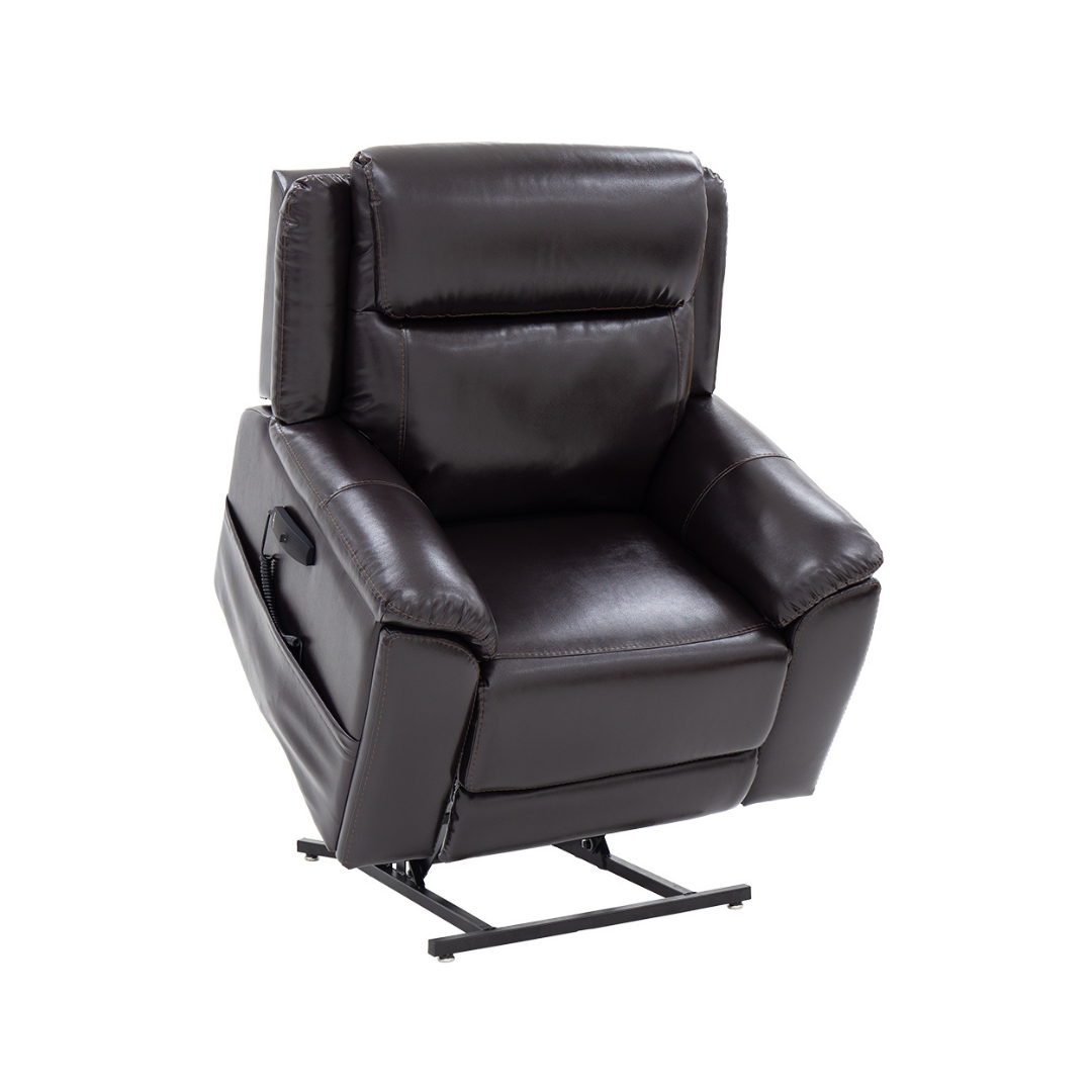 Pride Mobility Evolution Collection Medical Lift Chairs LC435S in dark brown reclining