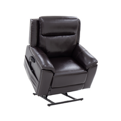 Pride Mobility Evolution Collection Medical Lift Chairs LC435S in dark brown reclining