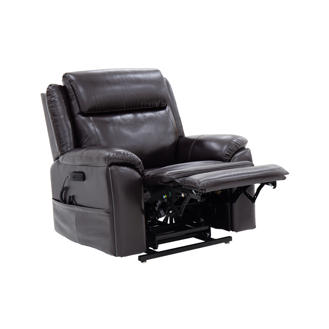 Pride Mobility Evolution Collection Medical Lift Chairs LC435S in dark brown with reclining feature