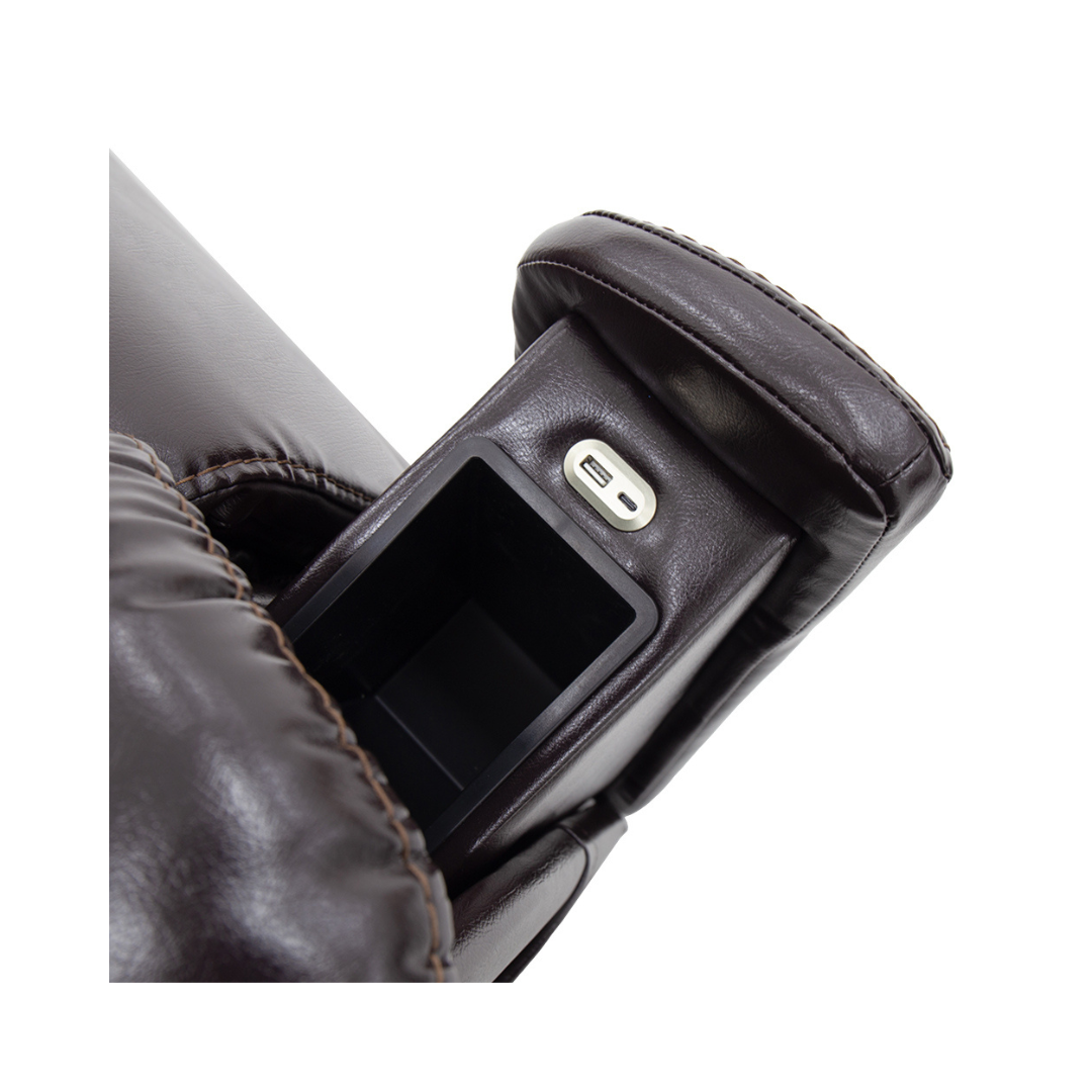 Pride Mobility Evolution Collection Medical Lift Chairs LC435S in brown with side pocket and controls