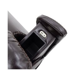 Pride Mobility Evolution Collection Medical Lift Chairs LC435S in brown with side pocket and controls