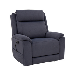 Pride Mobility Evolution Collection Medical Lift Chairs LC435S in navy blue, side view