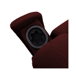 Pride Mobility Evolution Collection Medical Lift Chairs LC435XL in burgundy with cup holder feature