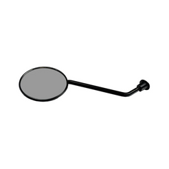 Pride Mobility black round rearview mirror with adjustable arm for mobility scooters