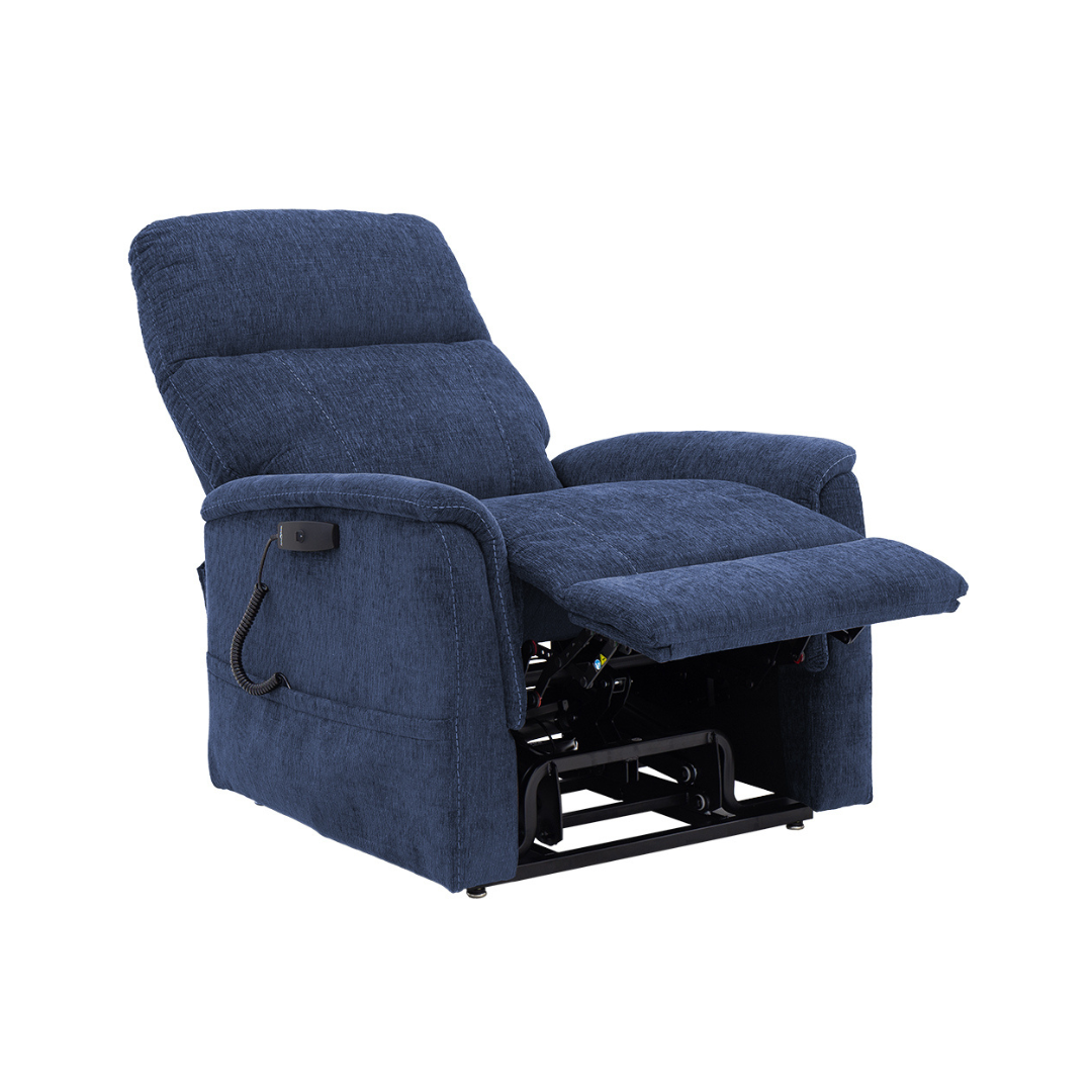 Pride Mobility Genesis Collection Lift Chairs LC150M in Blue with Reclining Feature