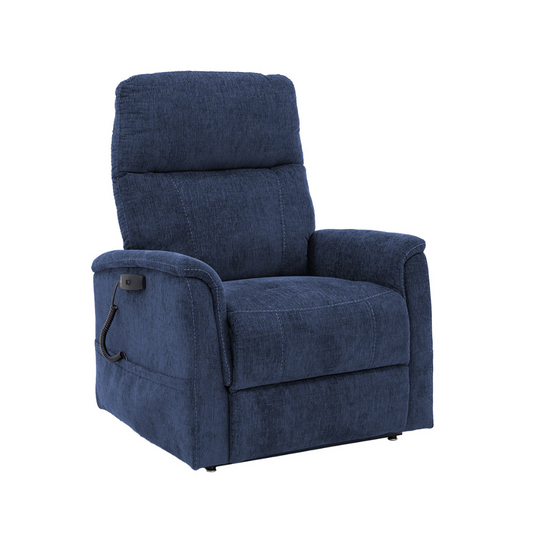 Pride Mobility Genesis Collection Lift Chairs LC150M in blue, reclining lift chair for comfort
