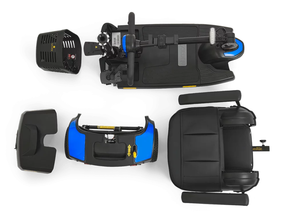 Buzzaround XL 3 Wheel Mobility Scooter featuring a comfortable seat and adjustable controls for easy navigation