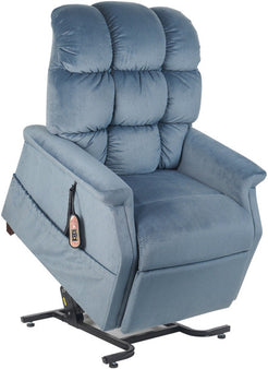 GOLDEN TECHNOLOGIES Cambridge Lift Chair Recliner PR401 in blue with plush upholstery
