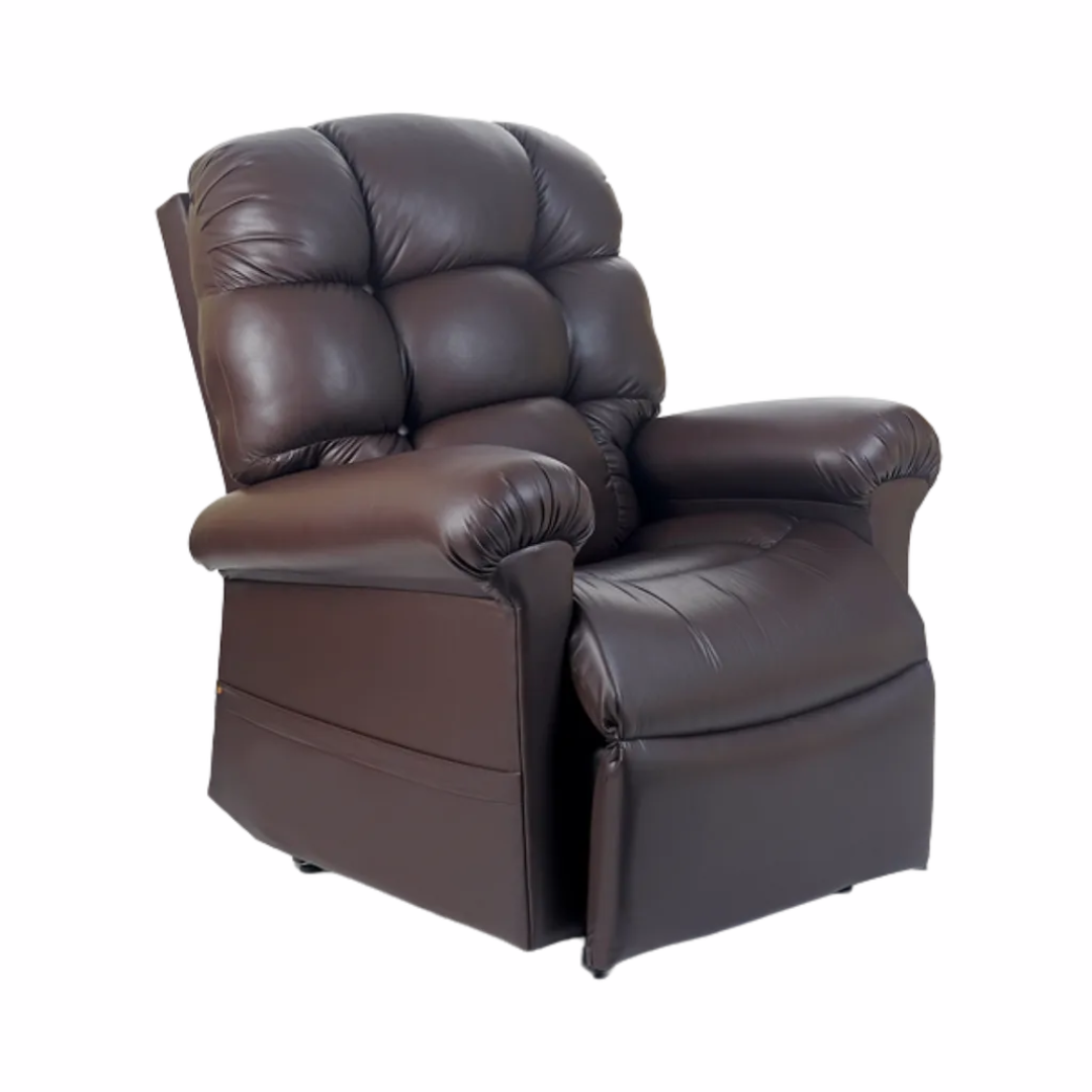 GOLDEN TECHNOLOGIES Cloud with Twilight Power Lift Recliner PR515 in Brown with reclining action