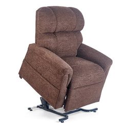 GOLDEN TECHNOLOGIES Comforter Series Power Lift Chair Recliner in brown with reclining feature