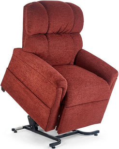GOLDEN TECHNOLOGIES Comforter Series Power lift Chair recliners PR531 in burgundy, reclining position