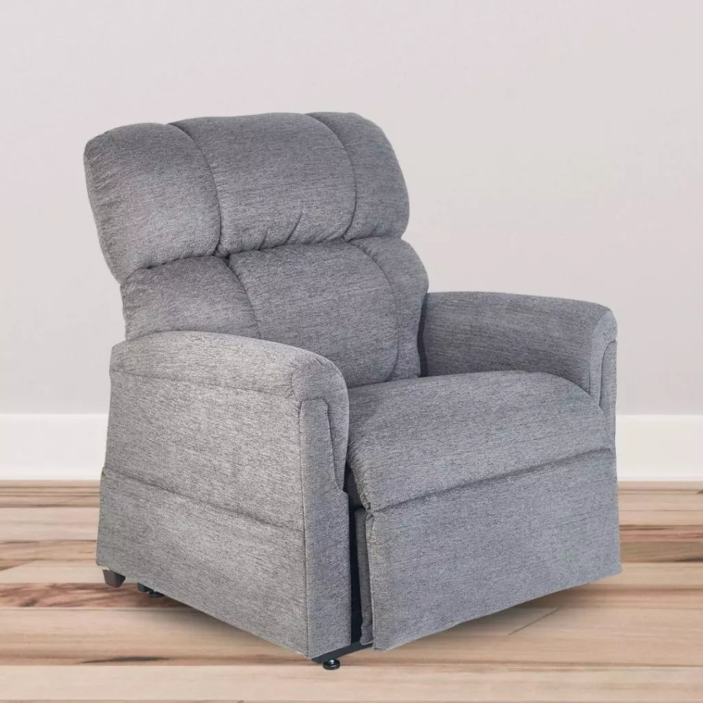 GOLDEN TECHNOLOGIES Comforter Wide lift chair Recline PR531 in gray fabric style
