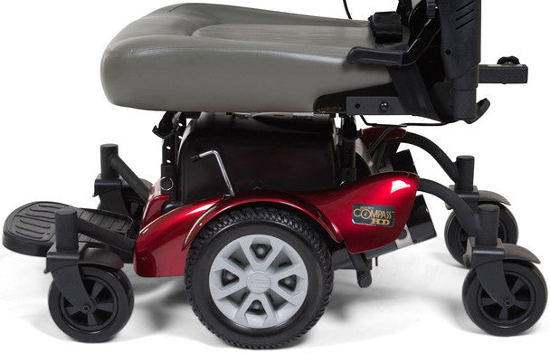 GOLDEN TECHNOLOGIES Compass HD Heavy Duty Electric Power Chair in red side view