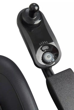 Golden Technologies Compass Sport Indoor & Outdoor Electric Power Chair joystick controls in black