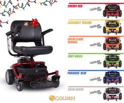Golden Technologies LiteRider Envy Green Power Scooter with Comfortable Seating