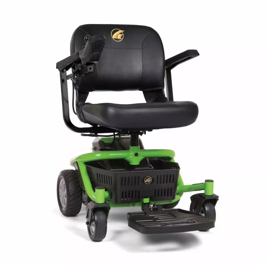 Golden Technologies LiteRider Envy electric scooter in green with comfortable seat