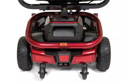 GOLDEN TECHNOLOGIES LiteRider Envy red scooter rear view with storage compartment